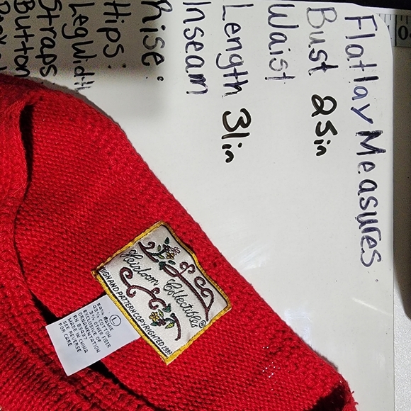 Vintage heirloom collectables Christmas tree knit sweater - Picture 6 of 7